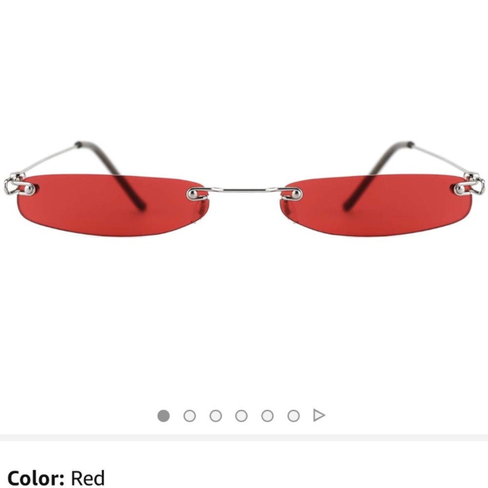 Red Tiny Sunglasses